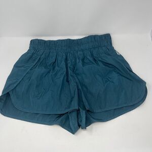 FP Movement Women's Blue The Way Home Shorts High Rise Size med